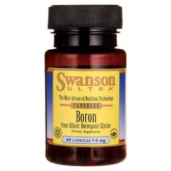 Swanson Boron from Albion Boroganic Glycine, 6 mg, 60 kapslí