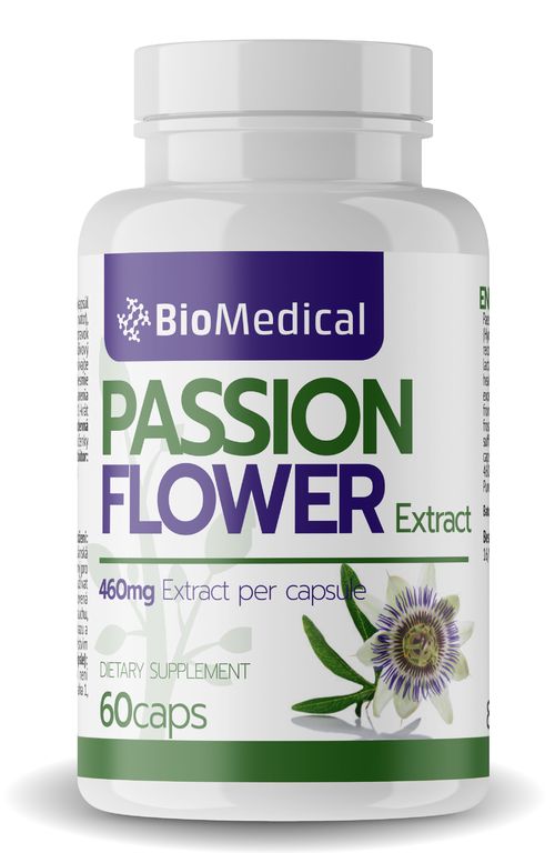 Passion Flower Extract - Extrakt z květů Mučenky pletní 60 caps