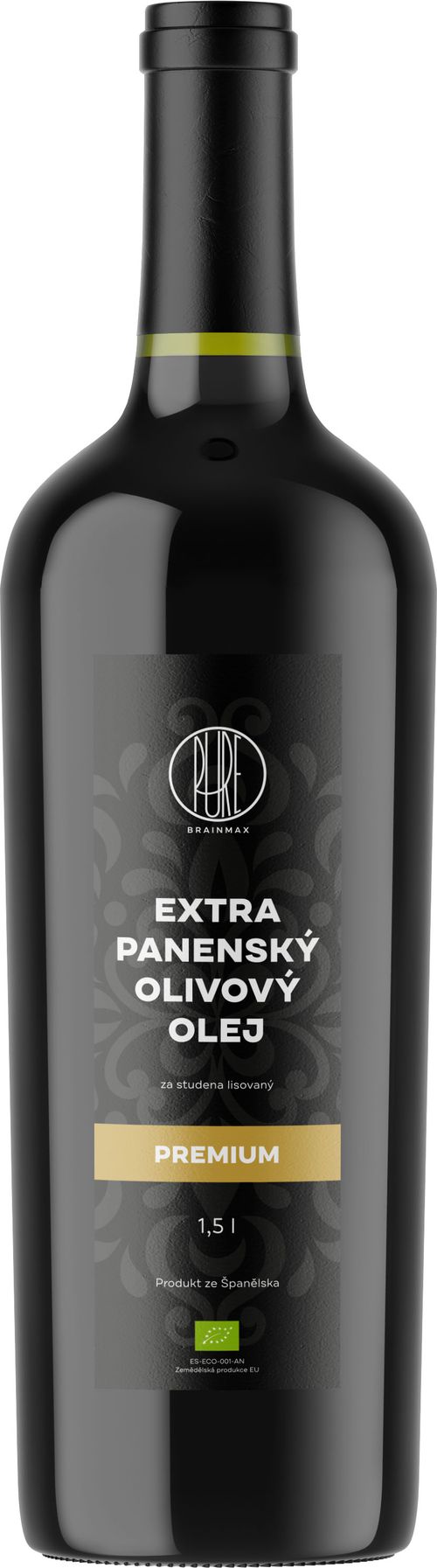 BrainMax Pure Olivový olej PREMIUM, BIO, 1500 ml * ES-ECO-001-AN certifikát