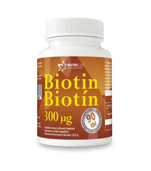 Biotin 90 tbl Nutricius