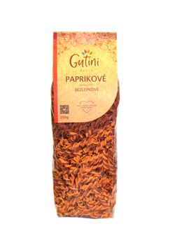 Gutini - Paprikové těstoviny bezlepkové, bez kukuřičné mouky, 250 g