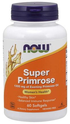 NOW® Foods NOW Super Primrose 1300 mg, 60 softgelových kapslí