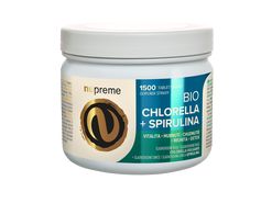 Chlorella + Spirulina 1500 tbl. BIO NUPREME