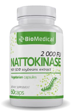Nattokinase - Enzym nattokináza v kapslích 60 caps