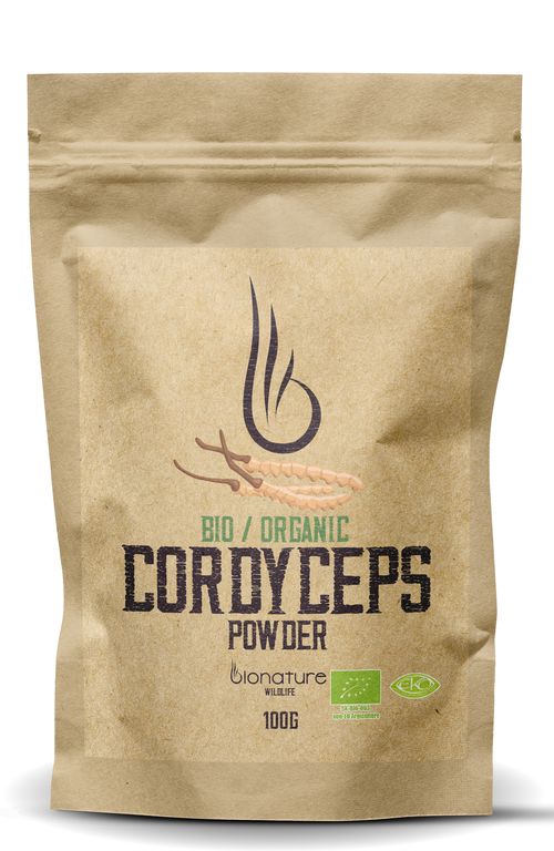 Bio Organic Cordyceps prášek - BioNature 100g