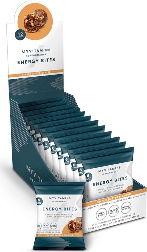 Myvitamins  Energy Bites - 12 x 45g - Arašídové máslo