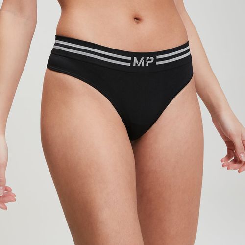 MP  MP dámská bezešvá tanga Essentials – Černá - L