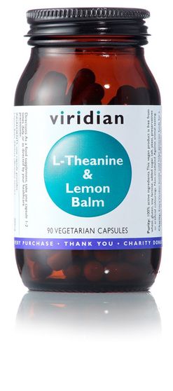 Viridian L-Theanine &amp; Lemon Balm 90 kapslí
