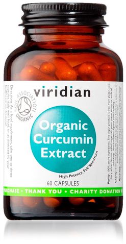 Viridian Organic Curcumin Extract 60 kapslí