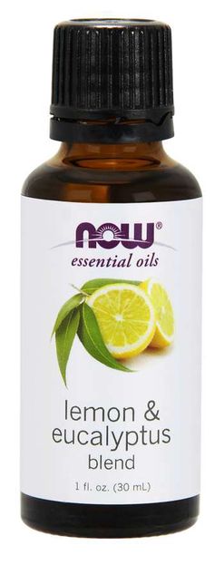 NOW® Foods NOW Essential Oil, Lemon &amp; Eucalyptus Blend (éterický olej citron a eukalyptus), 30 ml