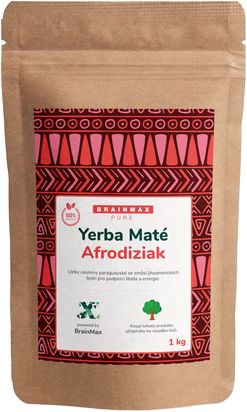 Votamax BrainMax Organic Yerba Maté - Afrodiziak, 1000 g