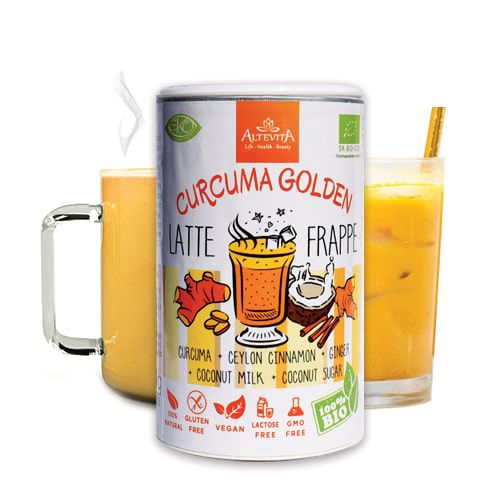 Altevita BIO CURCUMA GOLDEN LATTE / FRAPPE 220g