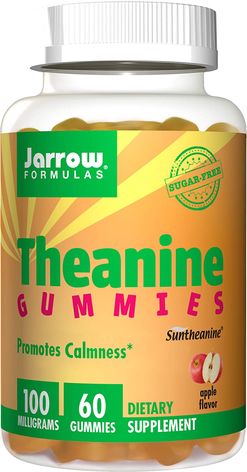 Jarrow Formulas Jarrow Theanine Gummies, L-Theanine, 100 mg, 60 gumových bonbónů  Akční cena
