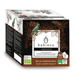 Cafédirect BIO kompostovatelné kávové kapsle pro Nespresso Espresso 50ks