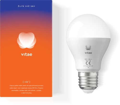 Biodynamická žárovka VITAE 3v1, závit E27