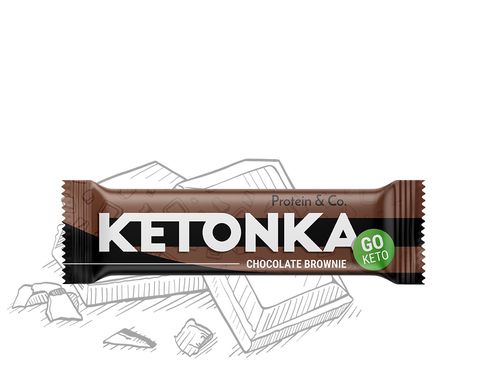 Protein&Co. Ketonka 40 g – keto proteinová tyčinka