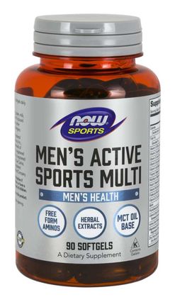 NOW® Foods Now Men's Active Sports Multi (multivitamín pro aktivní muže), 90 softgelových kapslí